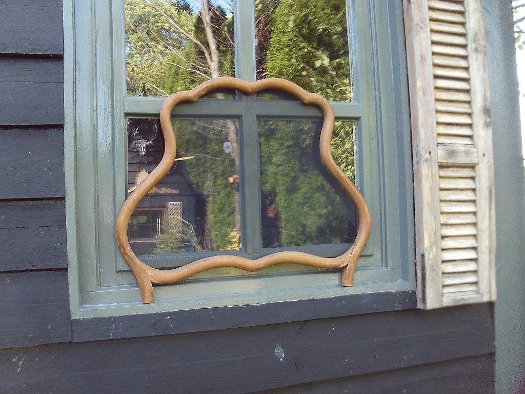 Oude brocante raamhor 70x59 cm, Ophalen