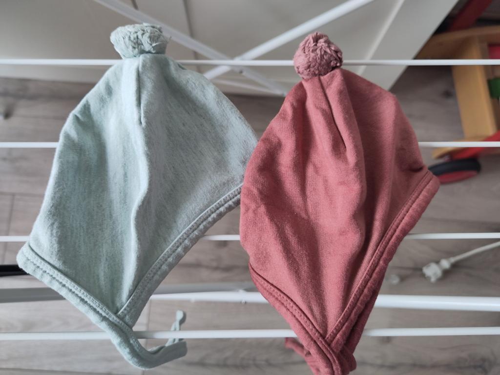 Strikmutsjes newborn wol en rayon Jetpaq, Gebruikt, Jongetje of Meisje, Maat 56, Ophalen of Verzenden