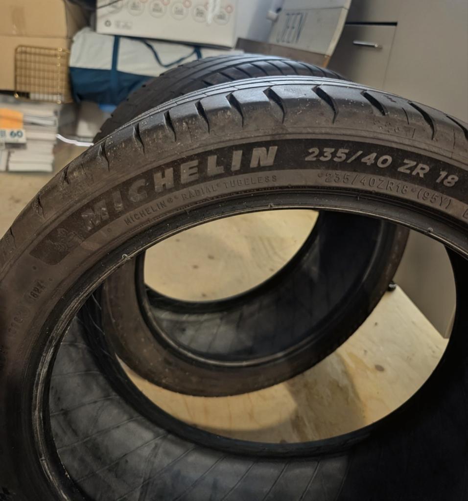 Michelin Zomerbanden 235/40 ZR18 (95Y) - Gebruikt, Ophalen, 18 inch, Gebruikt, 235 mm