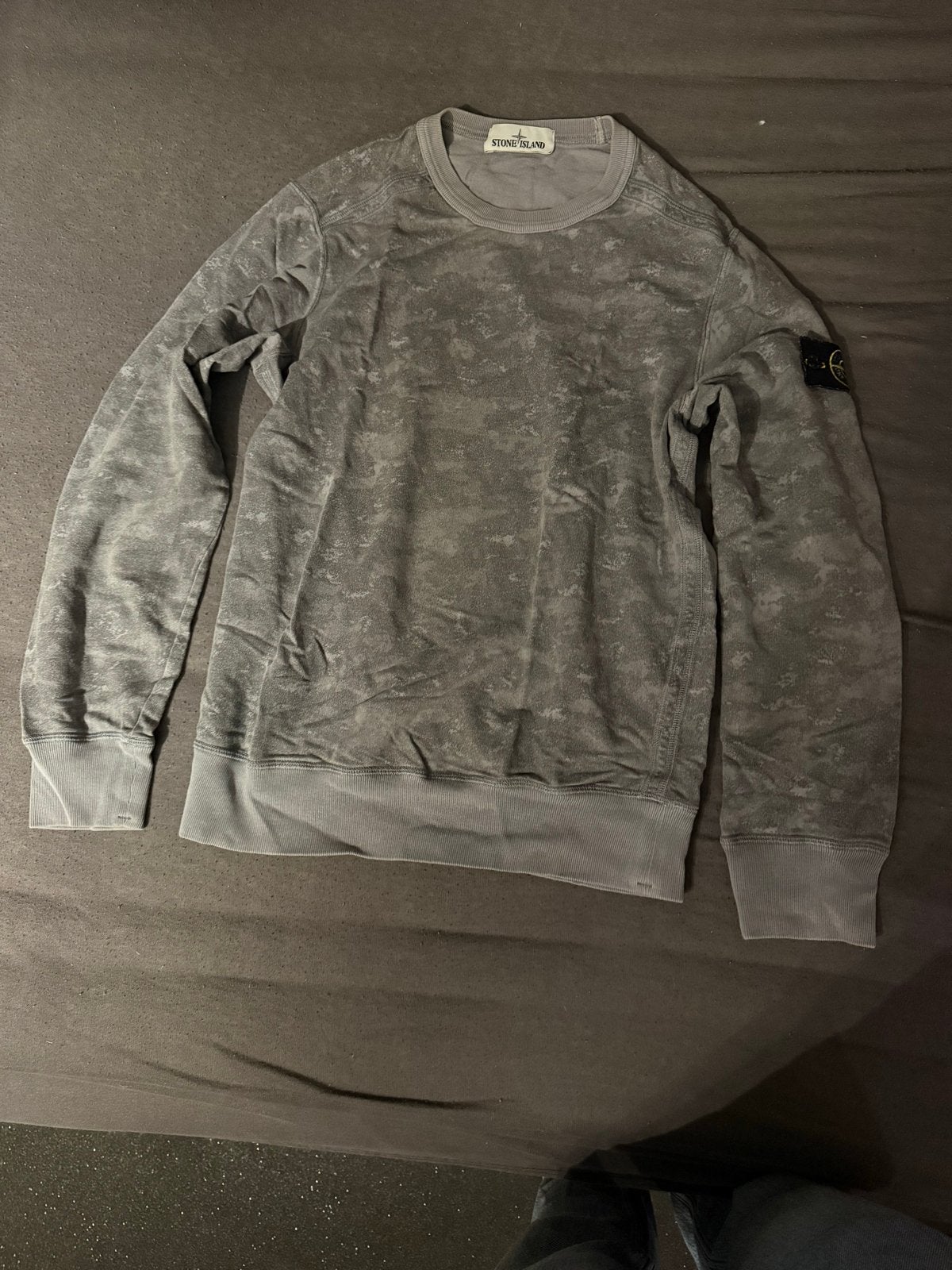 Stone Island camo trui maat S, Ophalen of Verzenden, Gedragen, Maat 48/50 (M), Grijs