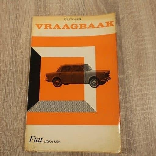 Fiat 1100 en 1200 vanaf 1953 vraagbaak Spider Sedan Station, Boeken, Auto's | Boeken, Ophalen of Verzenden, Gelezen, Overige merken