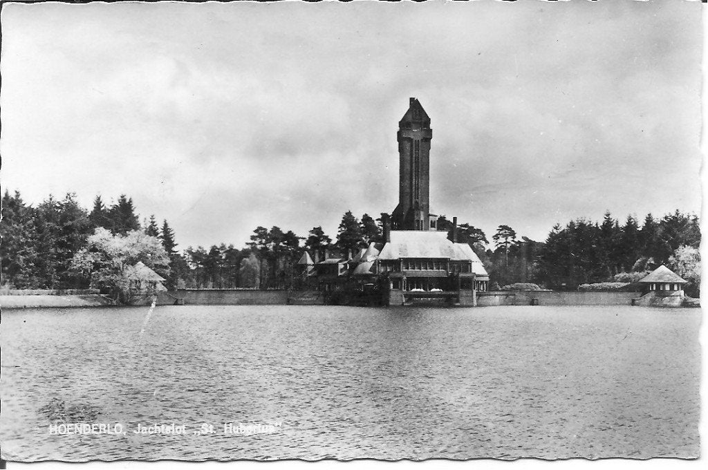 Hoenderloo Jachthuis St. Hubertus Ansichtkaart, Ophalen of Verzenden, 1960 tot 1980, Gelopen, Gelderland