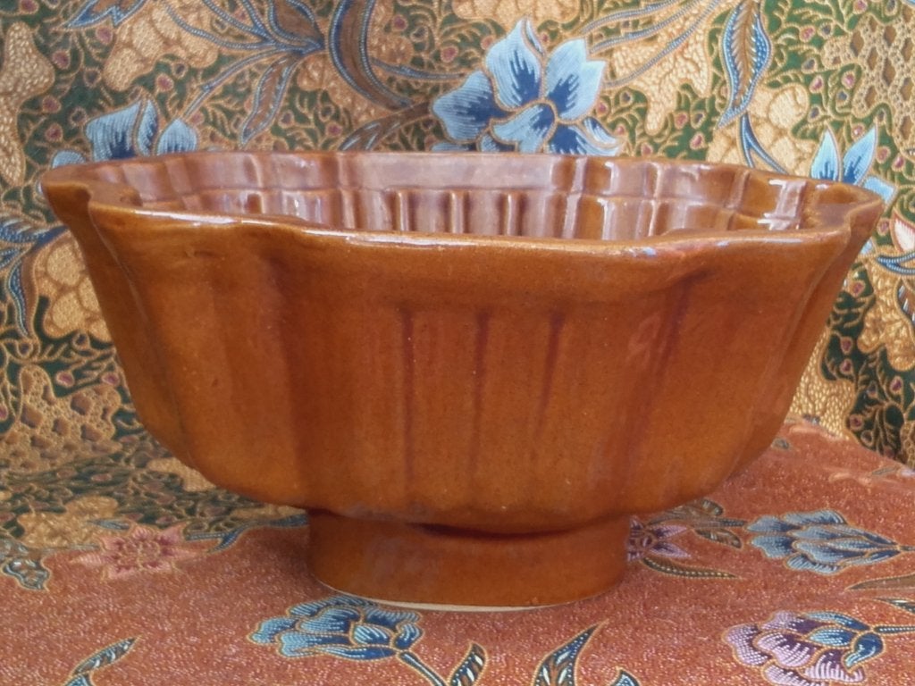 Mooie antieke druiventros puddingvorm uit Engeland 23,5 cm., Ophalen of Verzenden