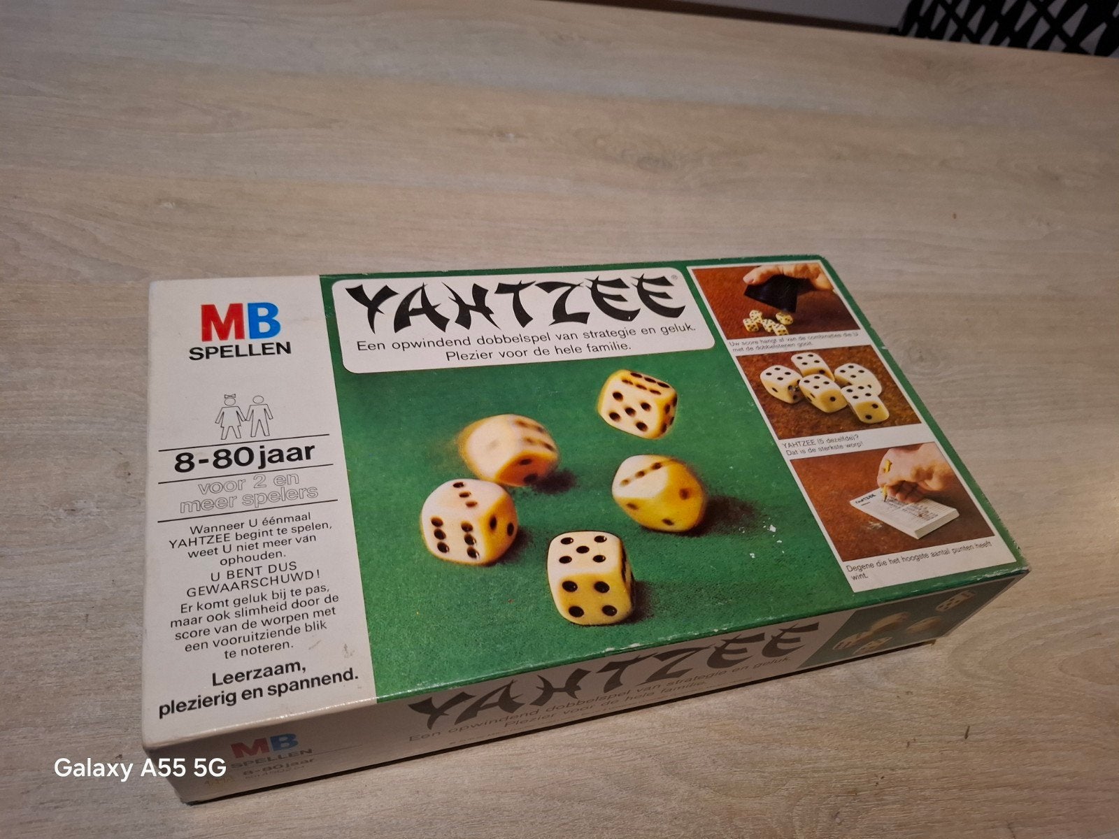 Vintage Yahtzee spel van MB Spellen, compleet, Ophalen of Verzenden, Mb, Nvt, Nvt