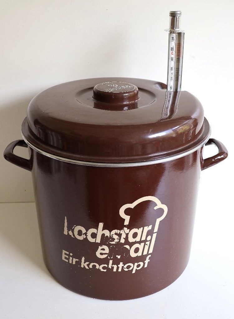 Prima Weckketel met thermometer en rooster, Verzenden, Gebruikt, Metaal