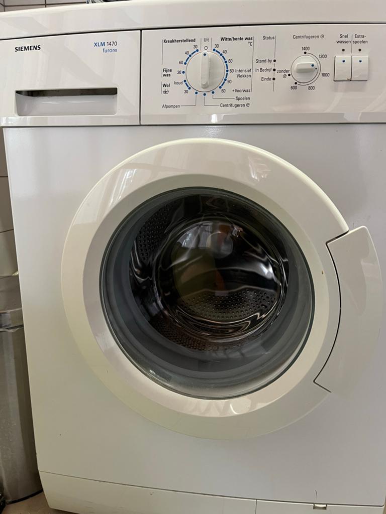 Siemens XLM 1470 furore wasmachine - Betrouwbaar & Efficiënt, Ophalen, Gebruikt, Voorlader, Wolwasprogramma