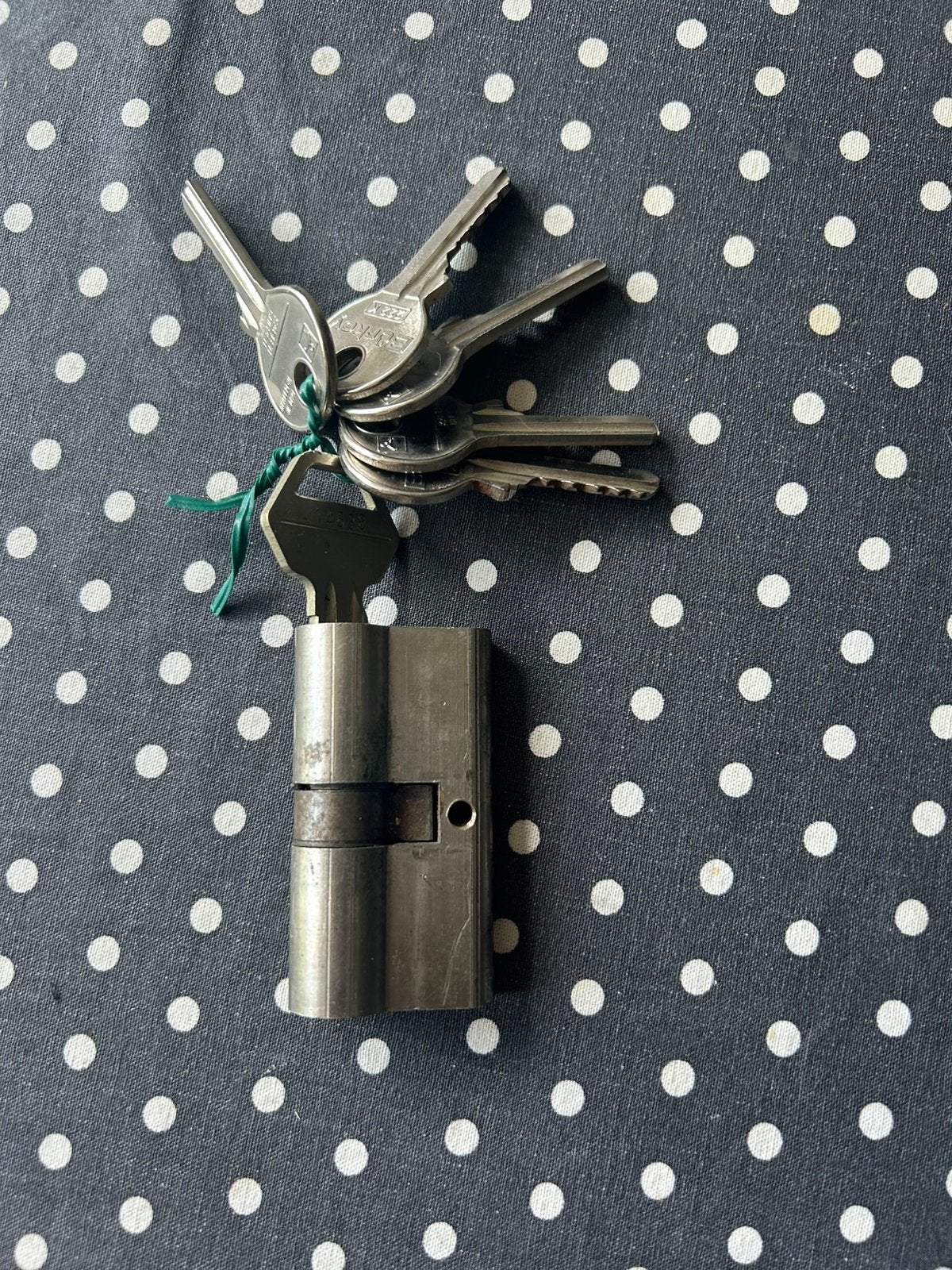 LIPS Cilinderslot met 6 sleutels, Ophalen, Gebruikt, Overige materialen, Slot