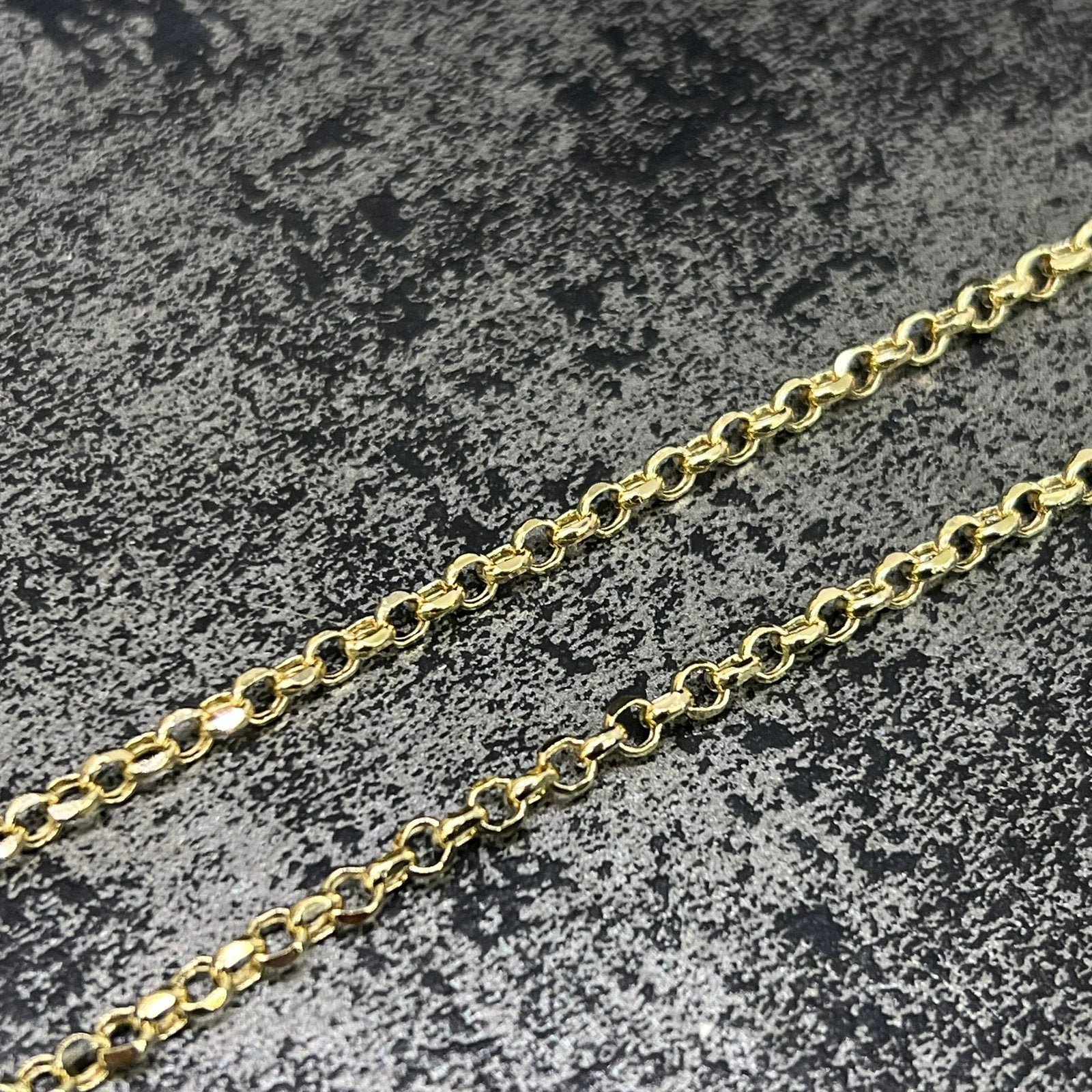 14k gouden ketting jasseron schakel nieuw, Ophalen of Verzenden, Nieuw, Goud