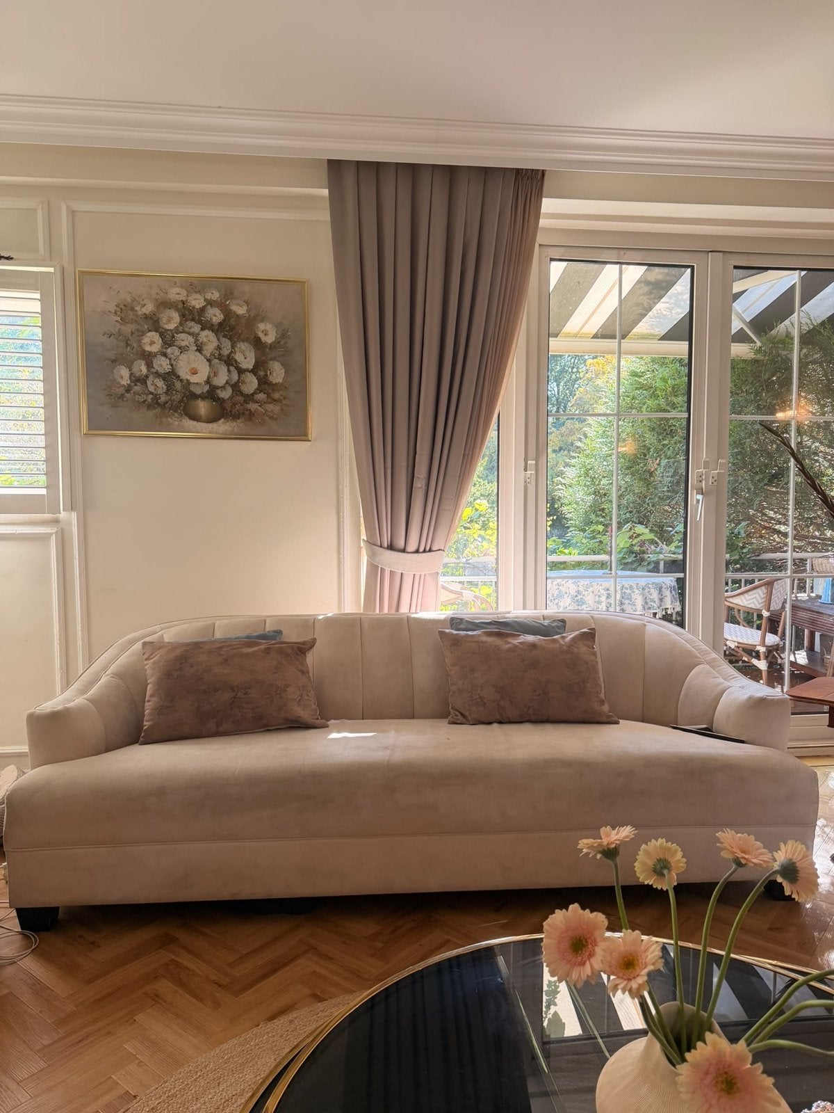 Eichholtz bank - Luxe design bank, Ophalen, Gebruikt, Driepersoons, 75 tot 100 cm