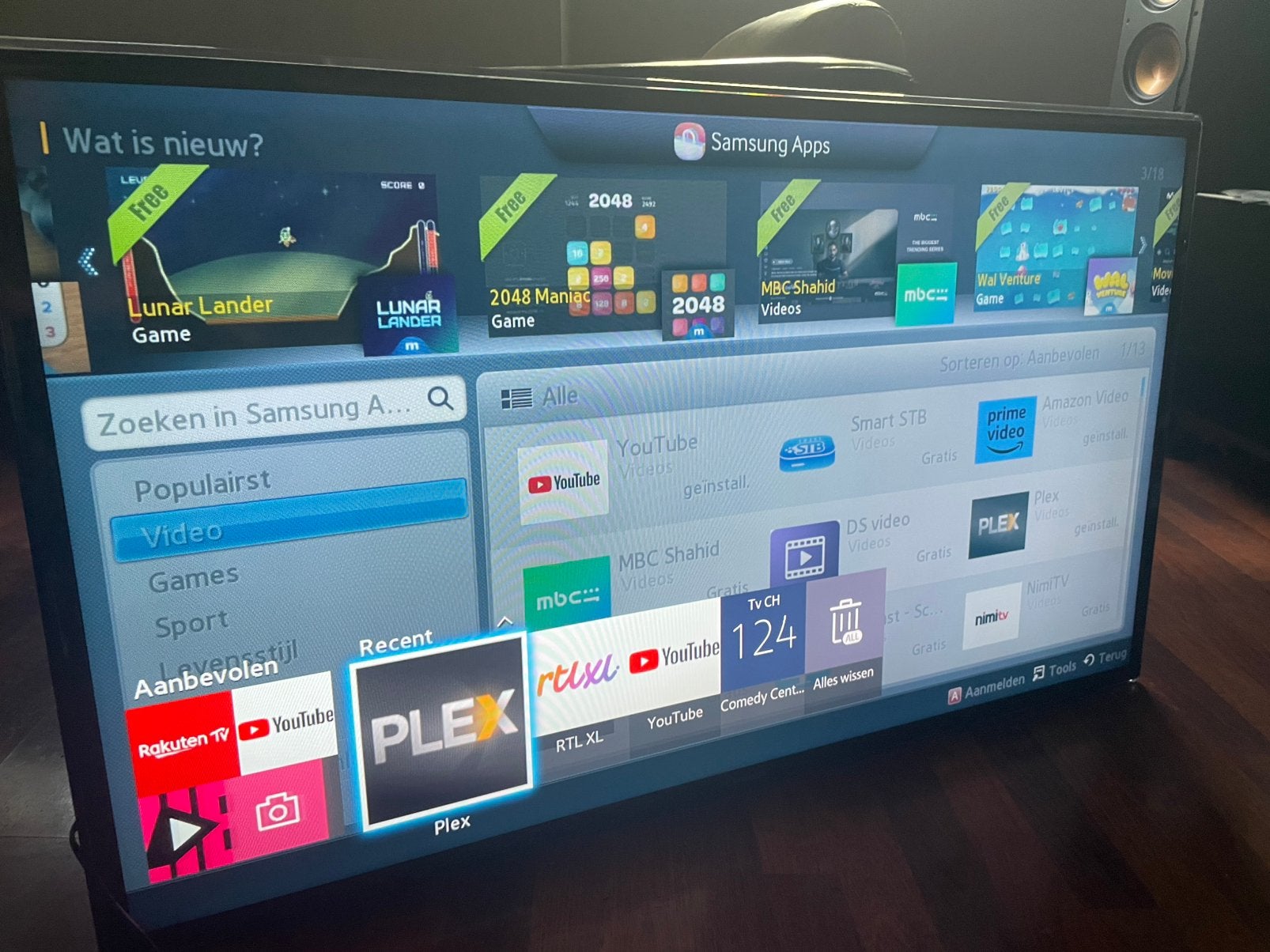 Foto 9 van Samsung 46 inch Smart tv - wifi - diverse apps