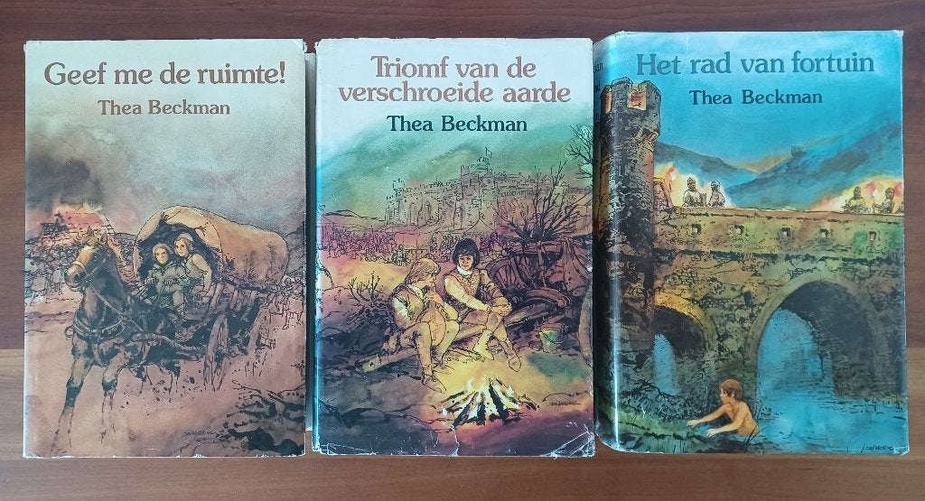 Thea Beckman Trilogie Honderdjarige oorlog:, Boeken, Ophalen, Gelezen, Thea Beckman, Fictie