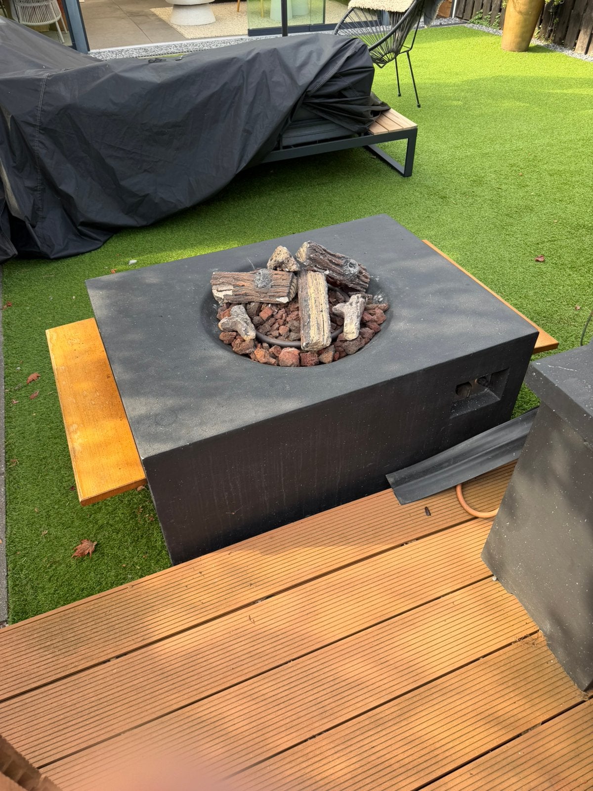 Happy cocoon terras verwarmer op gas, Ophalen, Gebruikt