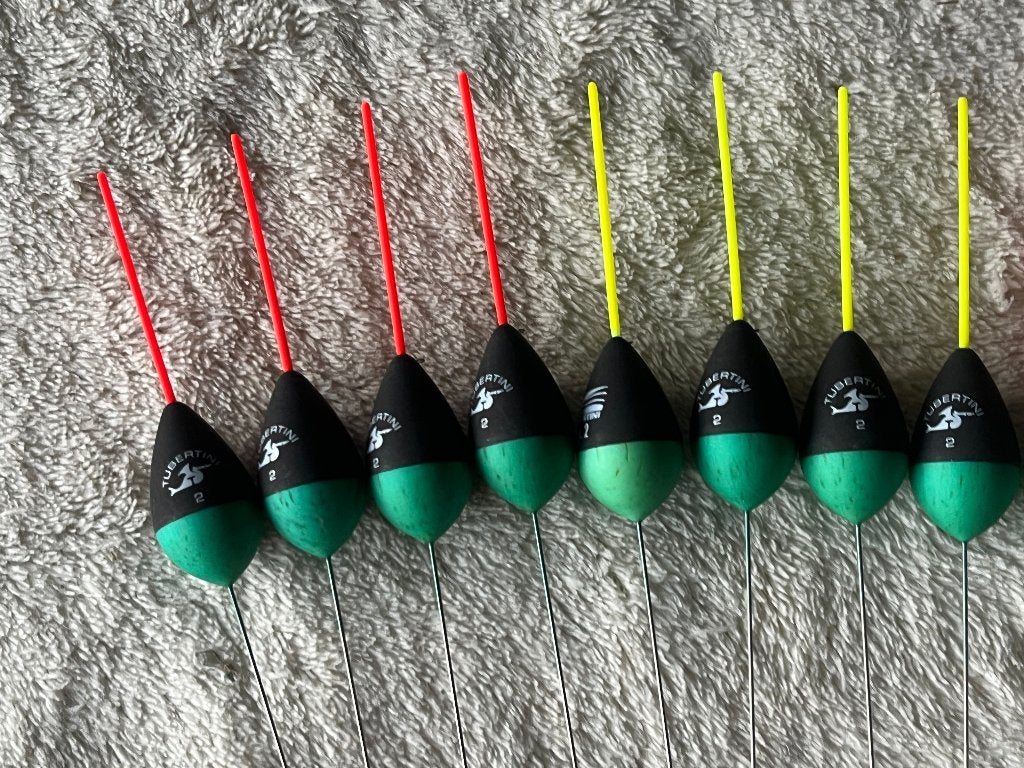 adv 194 / NIEUW set 12 dobbers TUBERTINI 2gram, Ophalen of Verzenden, Nieuw, Dobber of Lood
