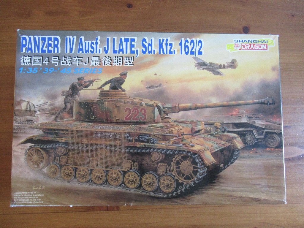 Panzer IV ausf.J late (Dragon 1/35) + Eduard PE-set, Overige merken, Tank, 1:32 tot 1:50, Ophalen of Verzenden
