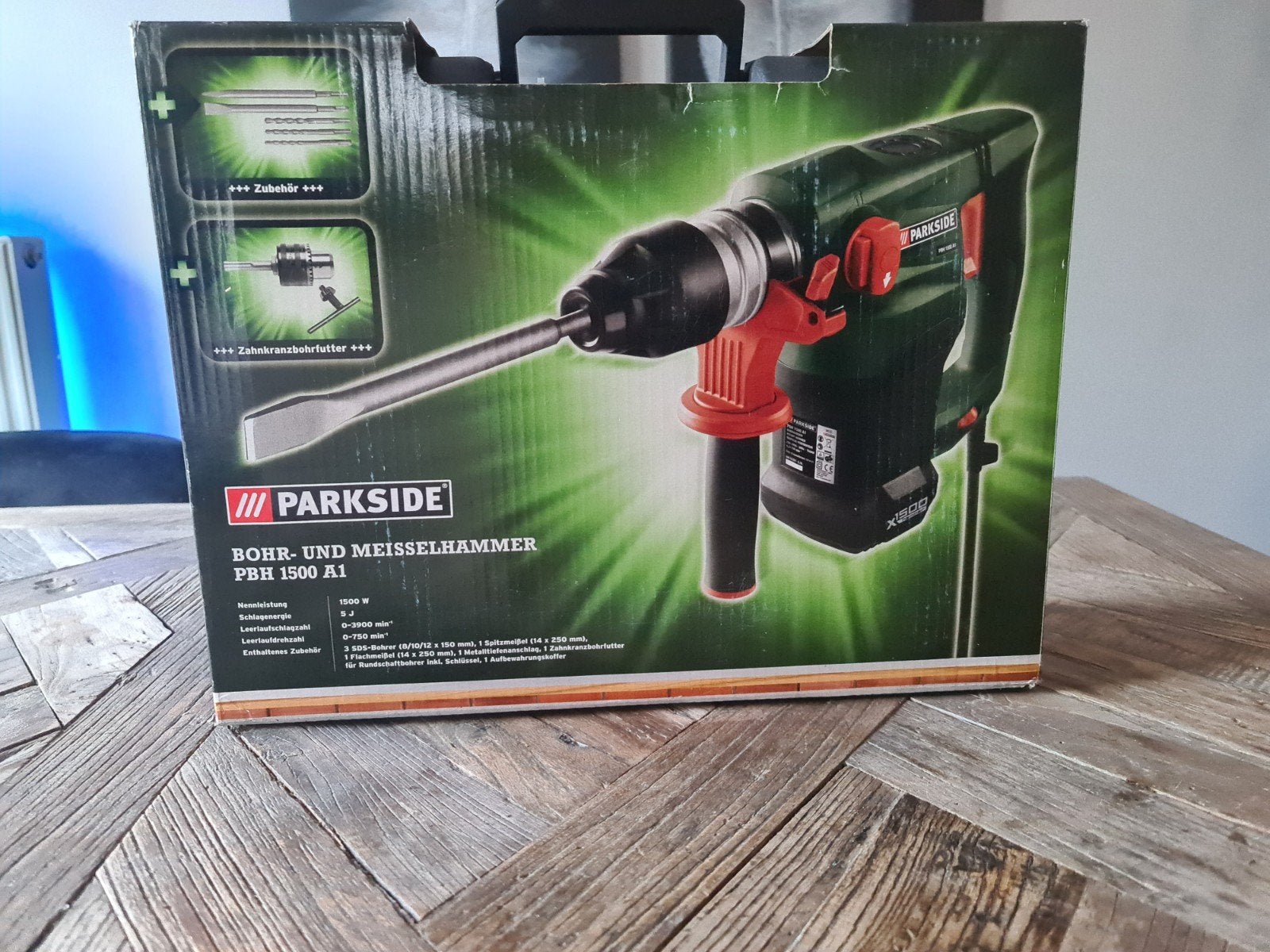 Parkside Boor- en Beitelhamer PBH 1500 A1, 600 watt of meer, Boor- en/of Breekhamer, Nieuw, Ophalen of Verzenden