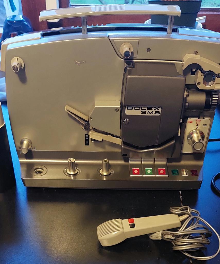 Super 8 geluidsprojector  merk Bolex SM 8, Ophalen, 1960 tot 1980, Projector