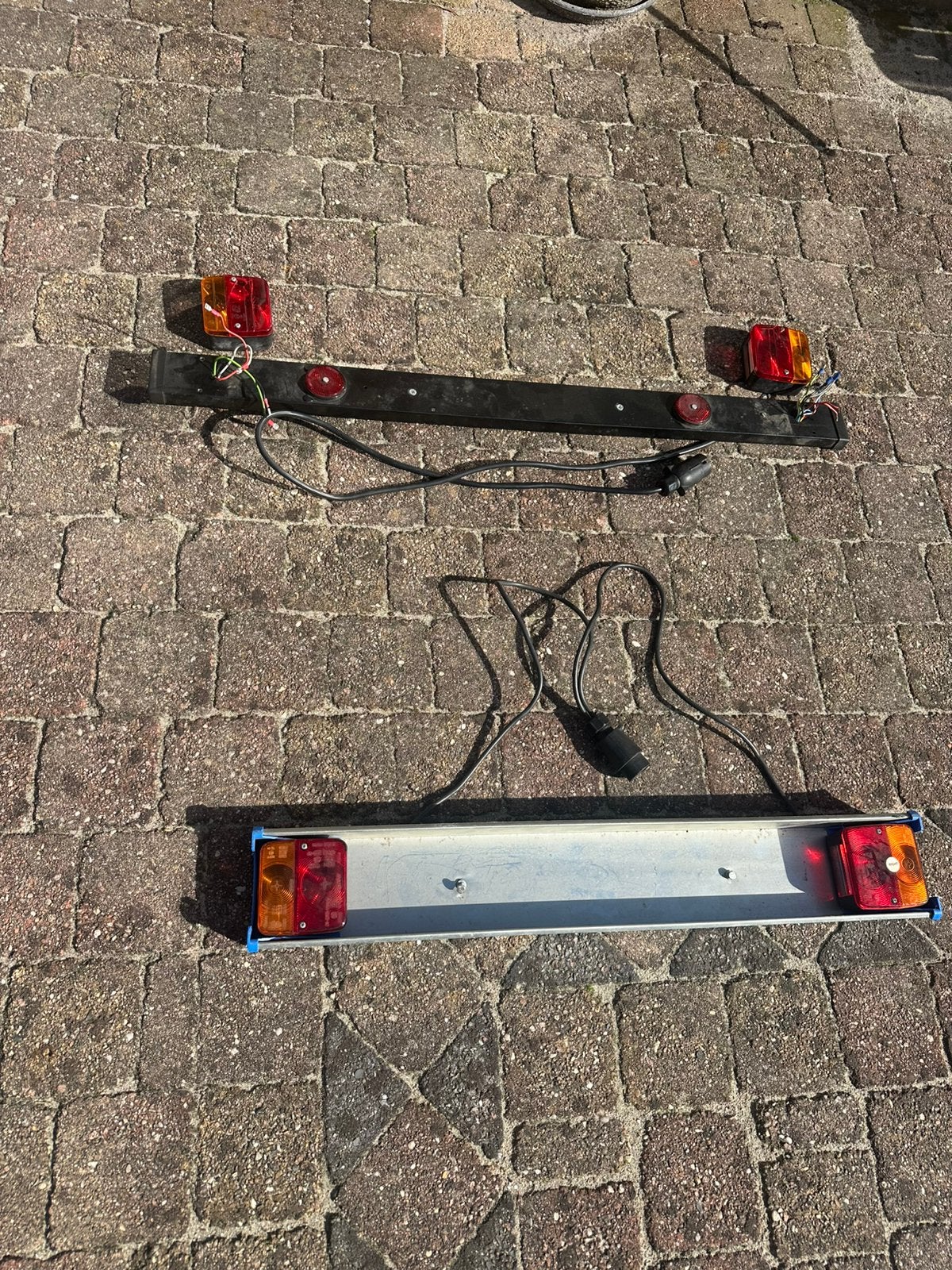 2 lichtbalken voor aanhanger / fietsendrager, Auto diversen, Aanhangwagen-onderdelen, Ophalen, Gebruikt