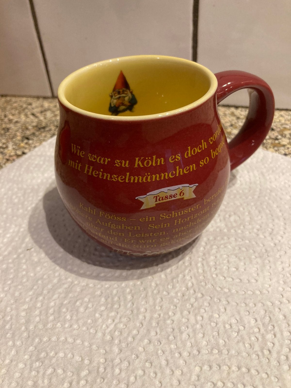 Beker kabouter, Ophalen of Verzenden, Zo goed als nieuw, Overige stijlen, Overige typen