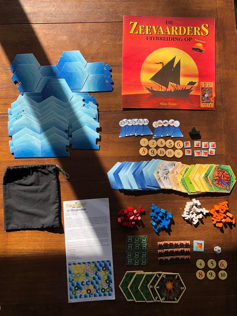 Catan Zeevaarders inclusief scenario De Woestijnruiters, Ophalen of Verzenden, Zo goed als nieuw
