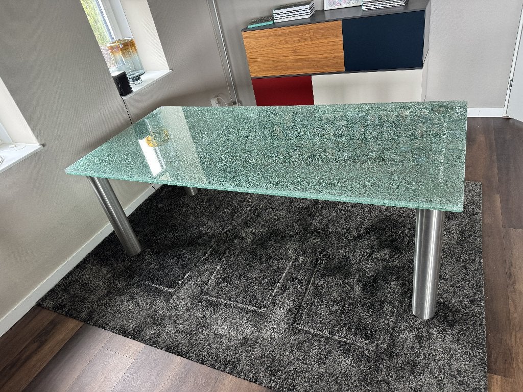 Eetkamertafel Craquete (200x 90 x 70CM), Huis en Inrichting, Tafels | Eettafels, Ophalen, Gebruikt, 200 cm of meer, 50 tot 100 cm