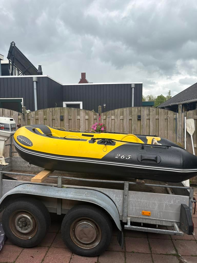Rubberboot 265 roughneck, Ophalen of Verzenden, Zo goed als nieuw