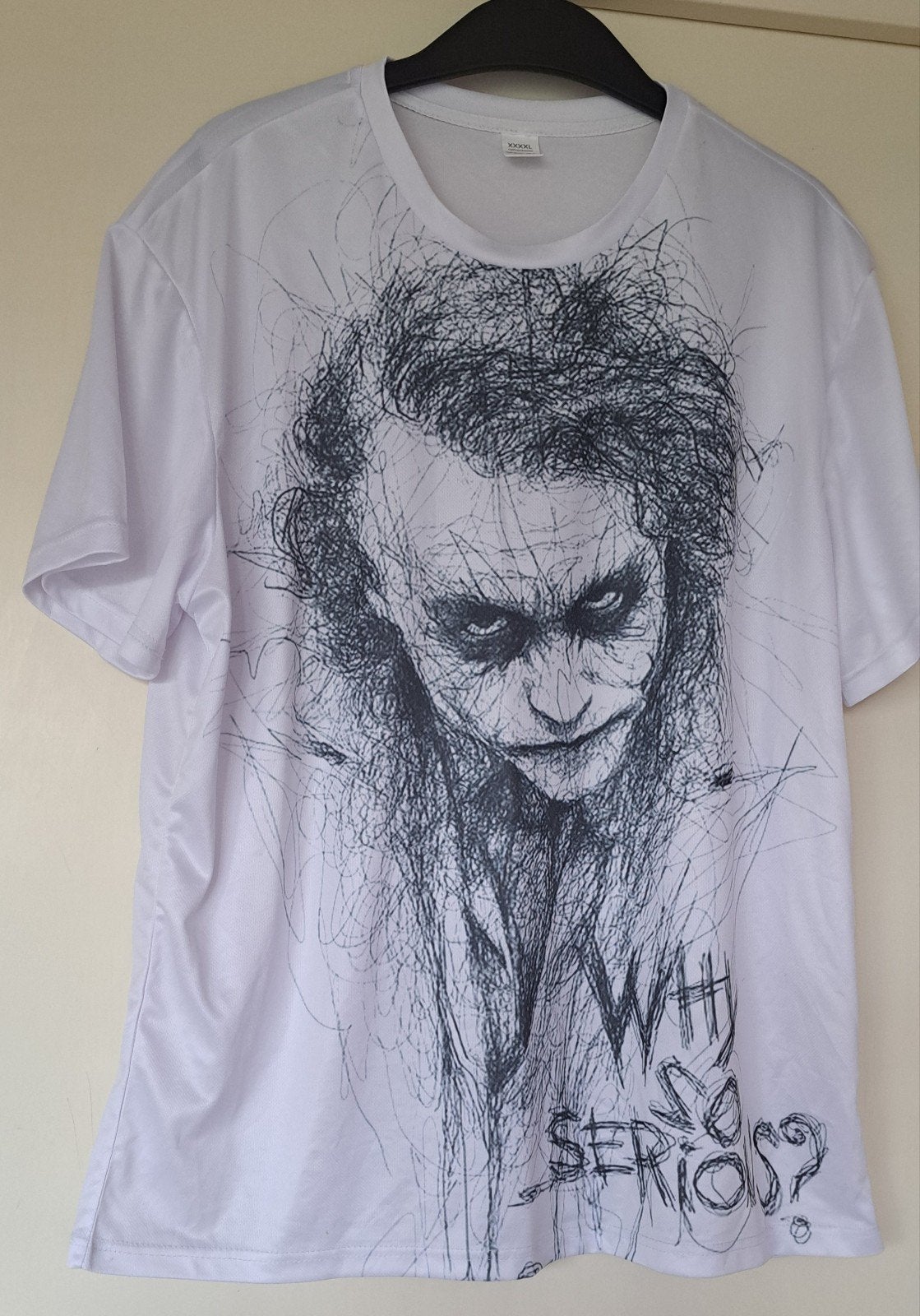 the joker wit/ zwart mt xxl, Ophalen of Verzenden, Nieuw, Overige maten, Wit