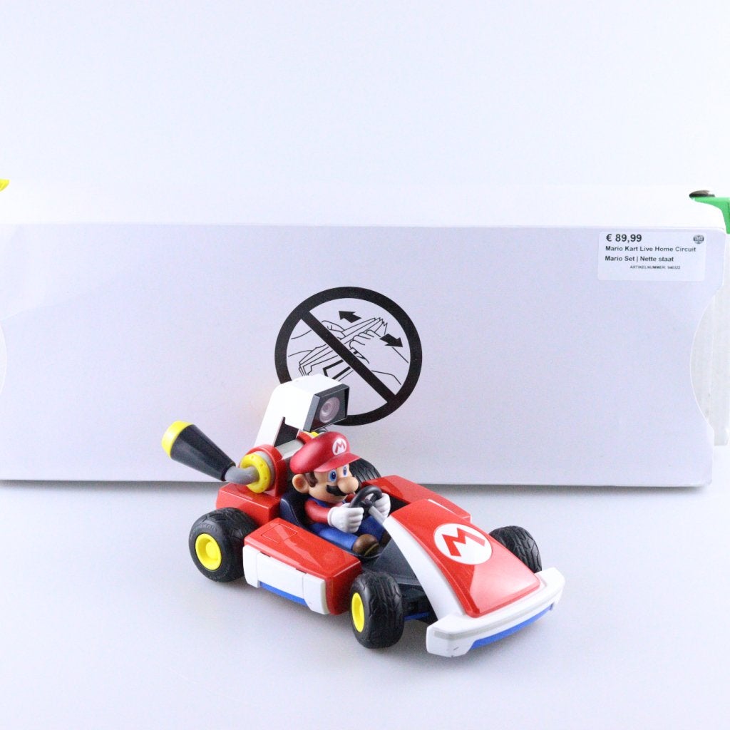 Mario Kart Live Home Circuit Mario Set | Nette staat, Nintendo, Zo goed als nieuw, Support@nintendo.com, 11-1 Hokotate-cho, Kamitoba, Minami-ku
Kyoto 601-8501
Japan