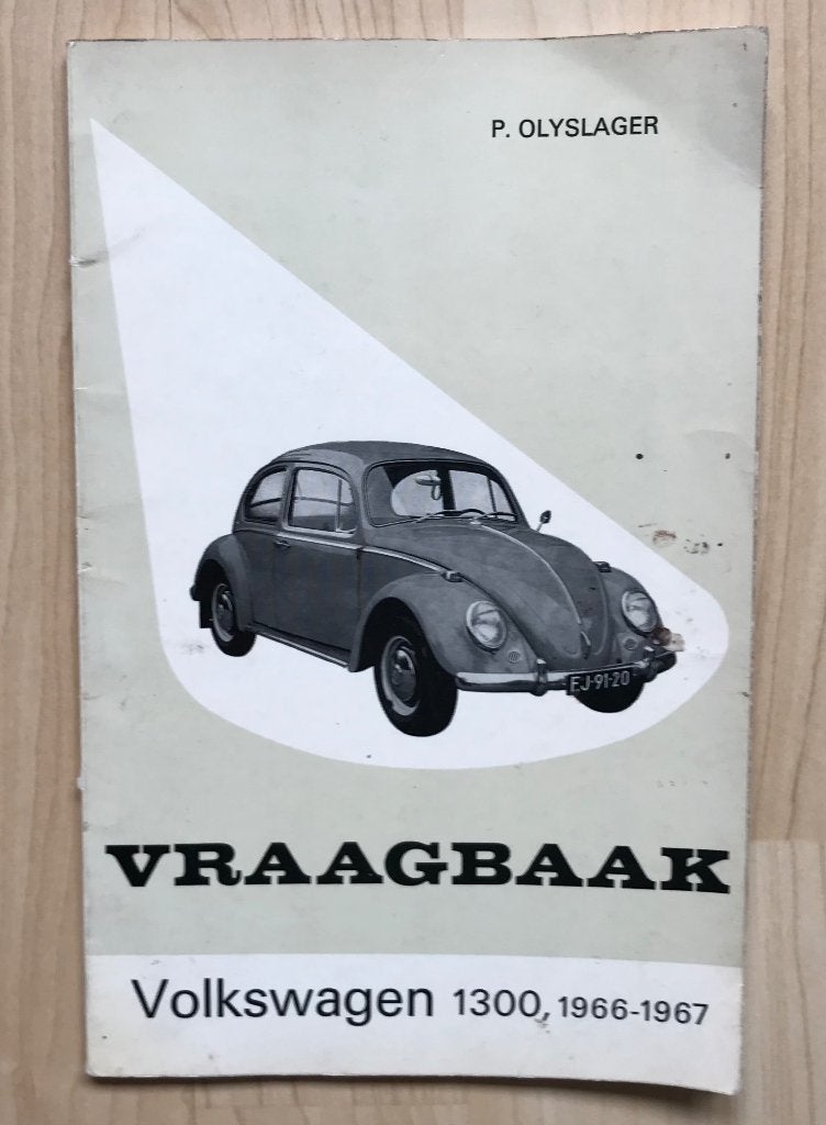 Vraagbaken, onderhoudsboekjes en handl. VW-kever 1200/1300, Ophalen of Verzenden