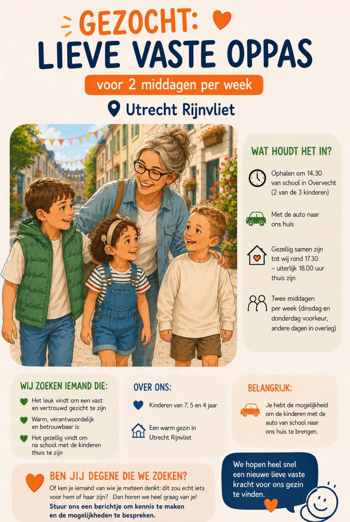 Gezocht: een lieve vaste oppas - Utrecht Rijnvliet, Diensten en Vakmensen