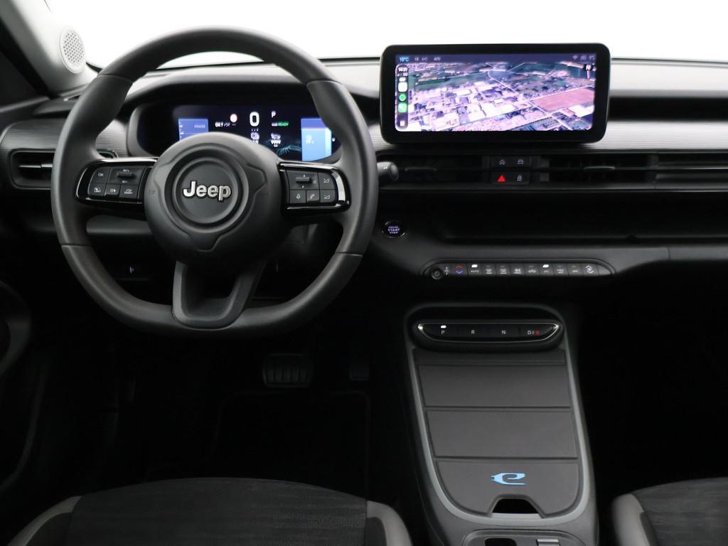 Jeep Avenger LONGITUDE 54 kWh 95% SOH - BTW - APPLE CARPLAY, Stof, Gebruikt, 156 pk, Wit