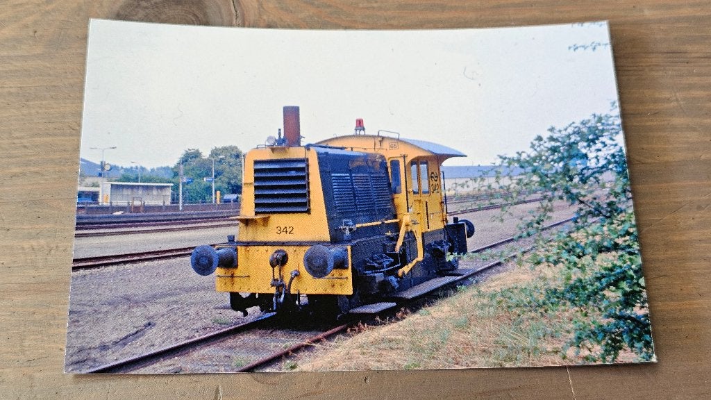 Foto TREIN NS Nederlandse Spoorwegen Diesel SIK Loc 342, Verzenden, Gebruikt, Trein, Overige typen