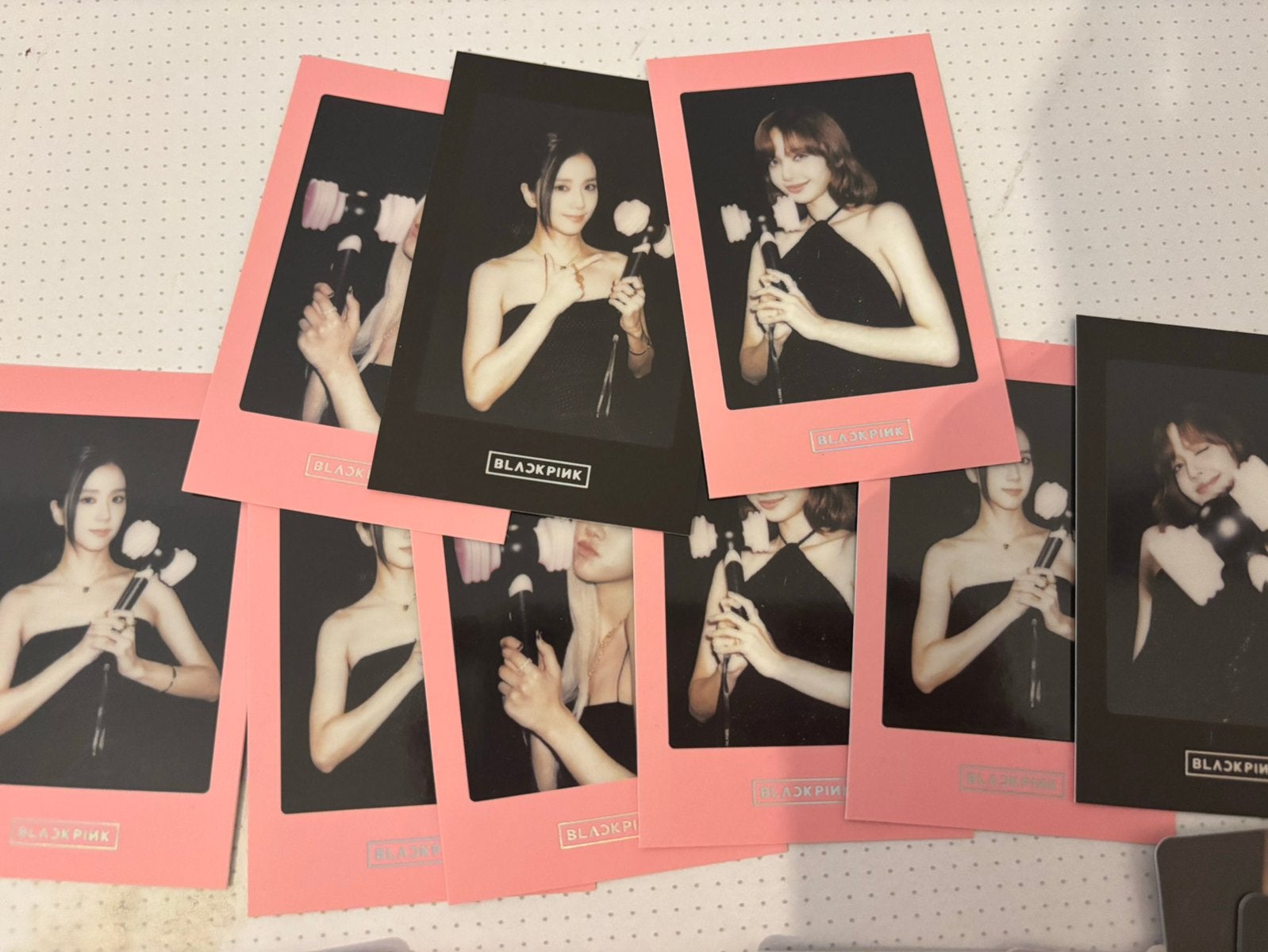 blackpink lightstick photocards pc verschillende beschikbaar, Ophalen of Verzenden, Zo goed als nieuw, Foto of Kaart