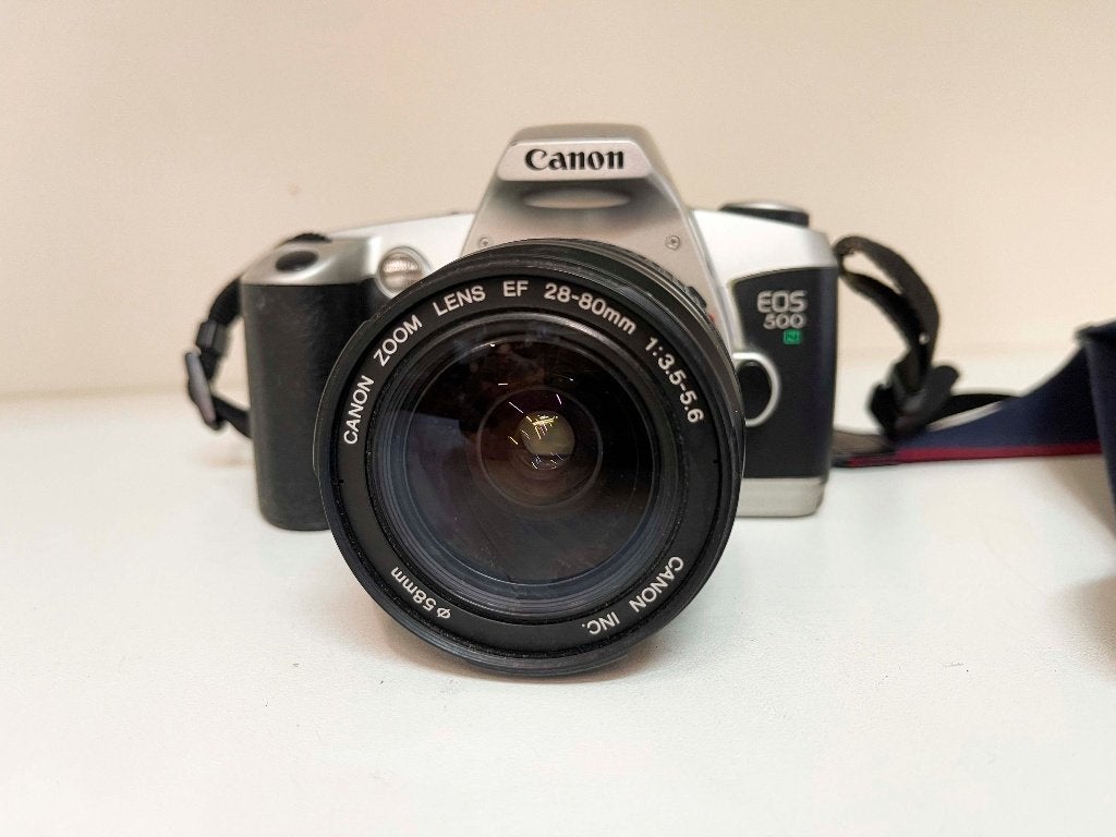 CANON EOS 500N Analog autofocus spiegelreflexcamera + Lens, Audio, Tv en Foto, Canon, Spiegelreflex, N, Canon