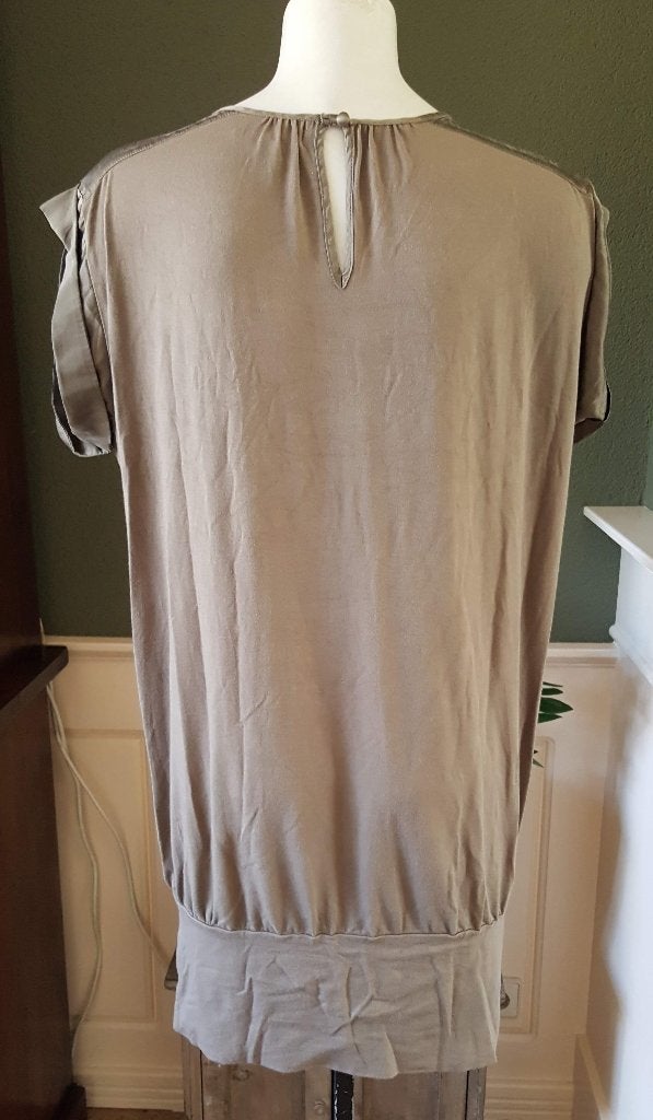 S'nob Snob mooie groene jurk M 38 40, Kleding | Dames, Maat 38/40 (M), Verzenden, Zo goed als nieuw, Knielengte