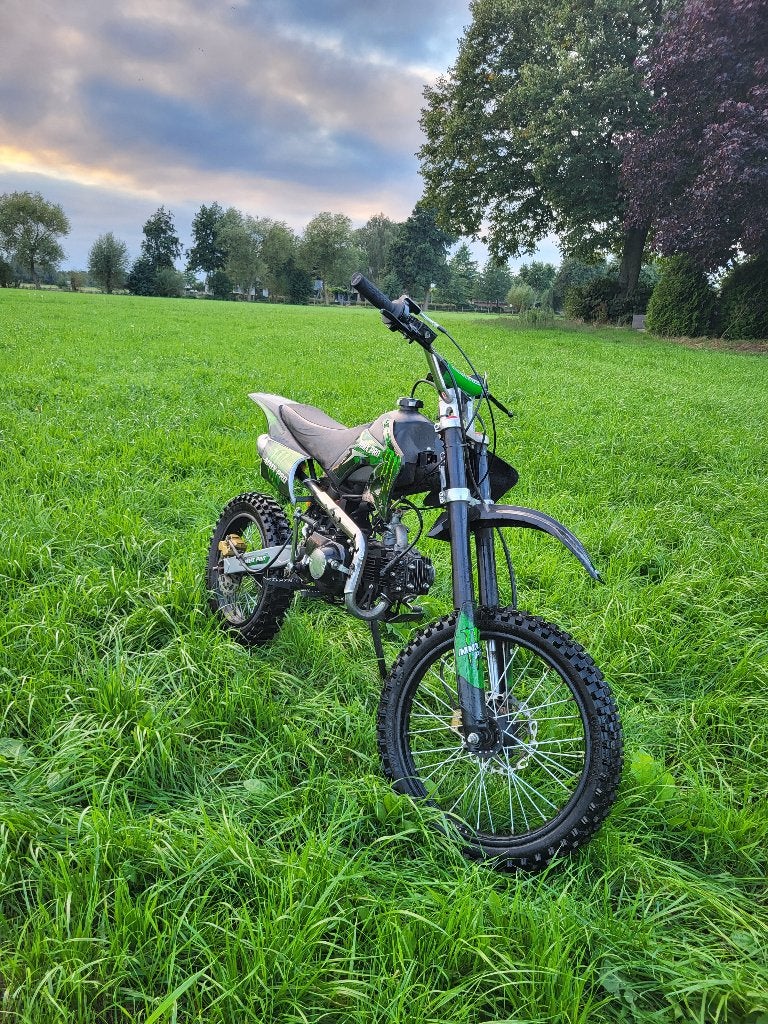 Dirtbike / pitbike 125 cc 4-takt crossmotor 17-14 inch, Ophalen, Gebruikt, 125 cc, Pitbike