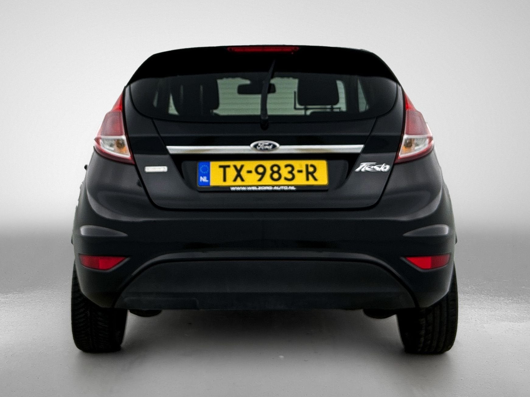 Ford Fiesta 1.0 EcoBoost Titanium Voorzien van Handgas en Be, Auto's, Verwarmde buitenspiegels, Zwart, Bedrijf, 1012 kg