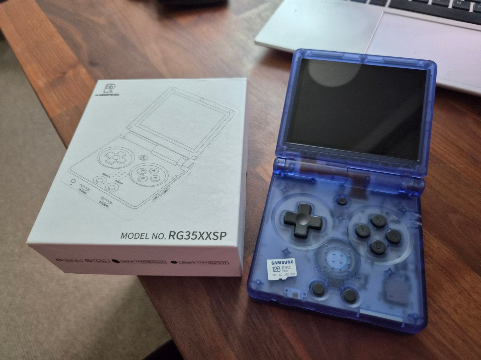 Anbernic RG35XXSP met 128GB SD-kaart, Ophalen of Verzenden, Anbernic, Gebruikt