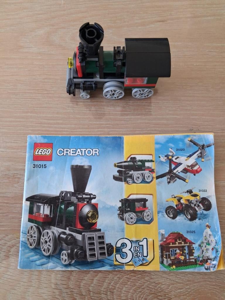 Lego Creator set 31015 Emerald Express Trein (3-in-1), Lego, Compleet, Ophalen of Verzenden, Zo goed als nieuw