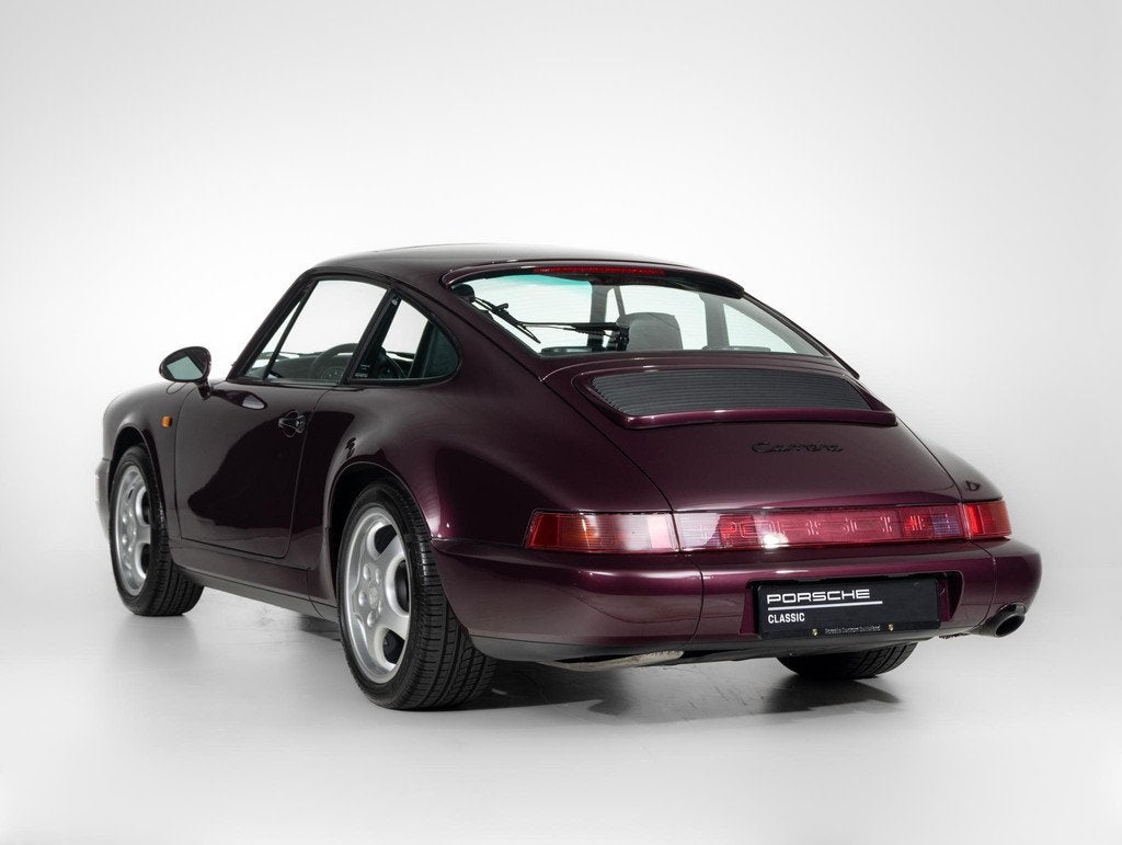 Porsche 911 964 Carrera 4 Coupé, Auto's, Porsche Occasion Garantie, Stof, Zwart, Overige kleuren
