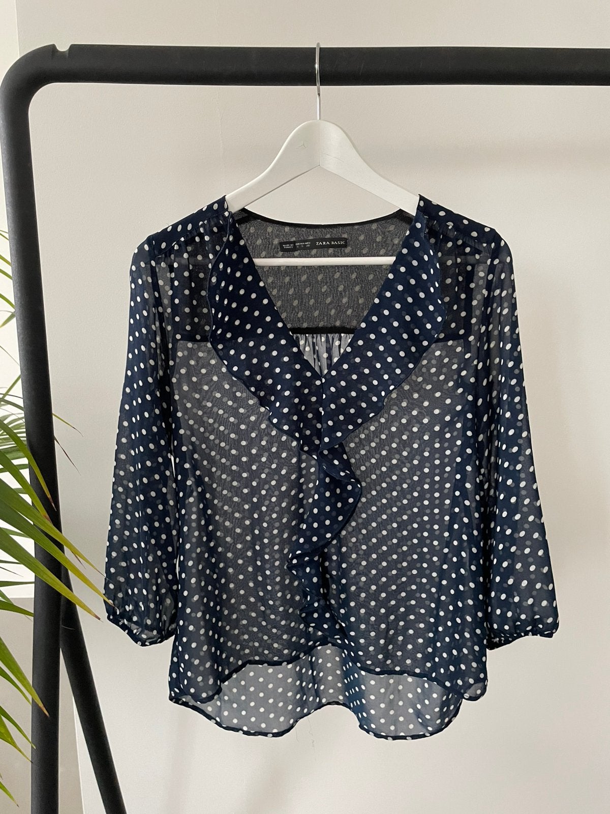 Blouse van Zara, Kleding | Dames, Ophalen of Verzenden, Gedragen, Maat 36 (S), Blauw