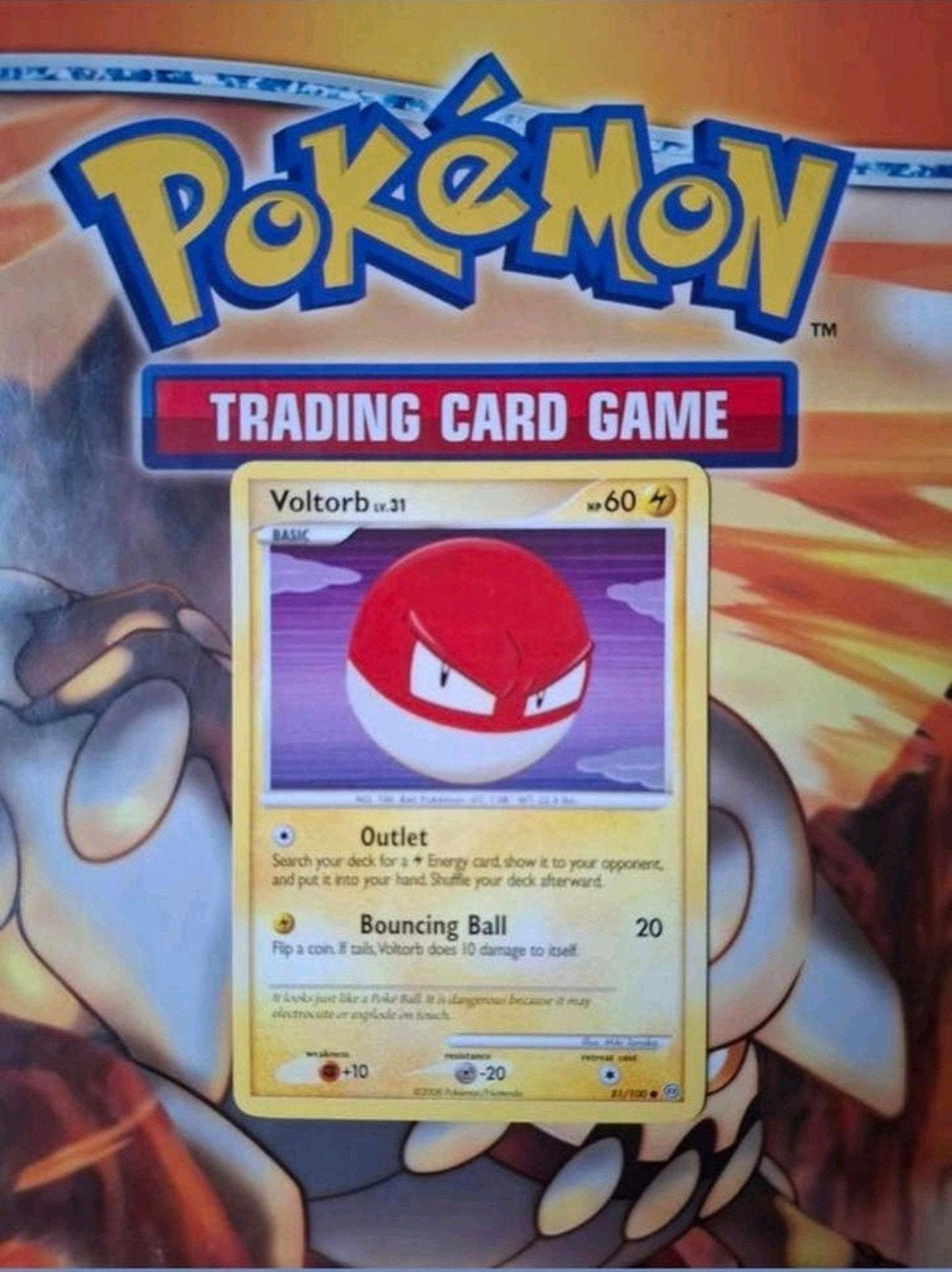 Voltorb 81/100 Diamond&Pearl Stormfront pokemon kaart, Ophalen of Verzenden, Gebruikt, Losse kaart