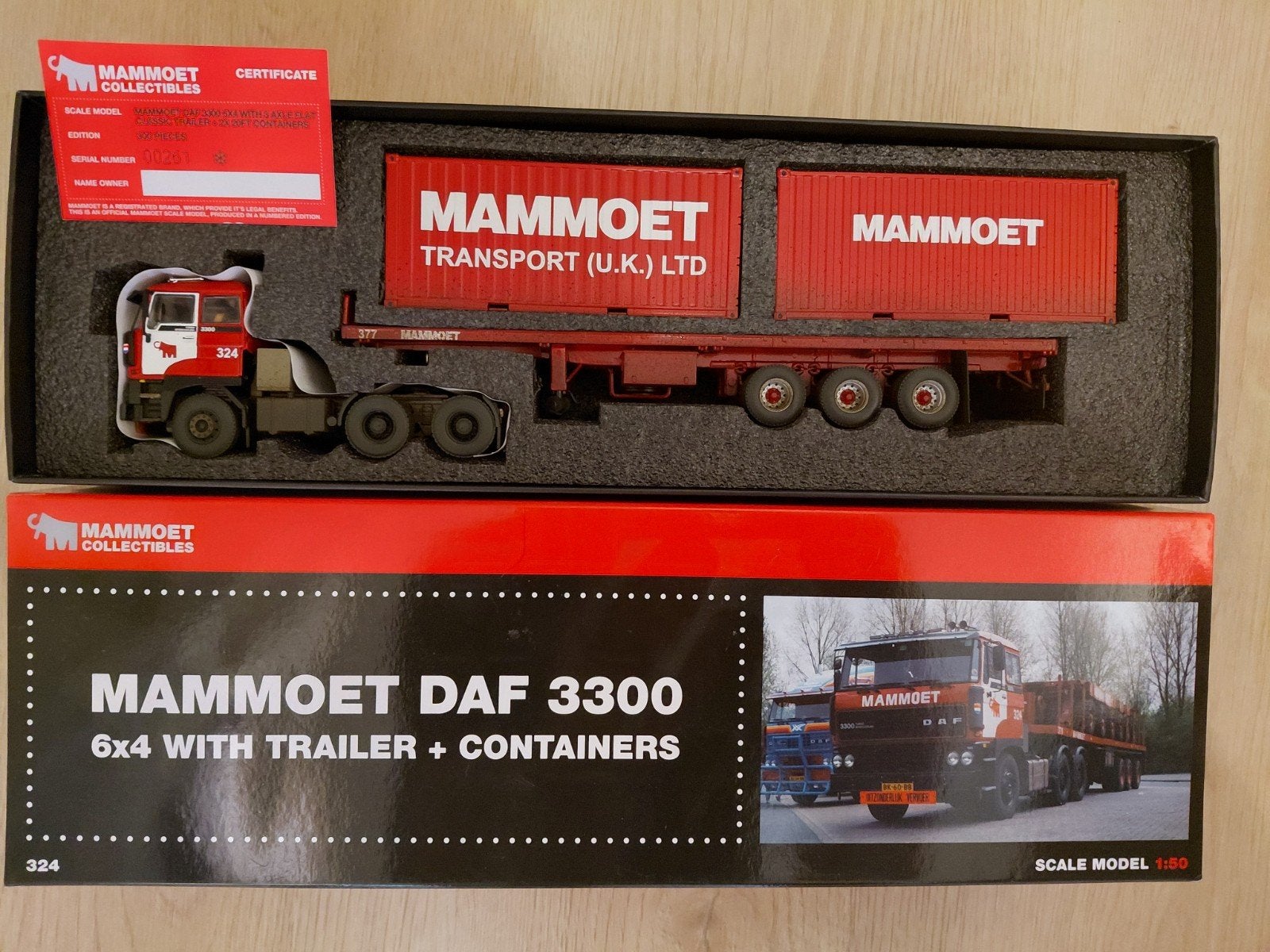 MAMMOET WSI DAF 3300 6X4 WITH TRAILER +CONTAINERS., Ophalen of Verzenden, Nieuw, Bus of Vrachtwagen, Wsi