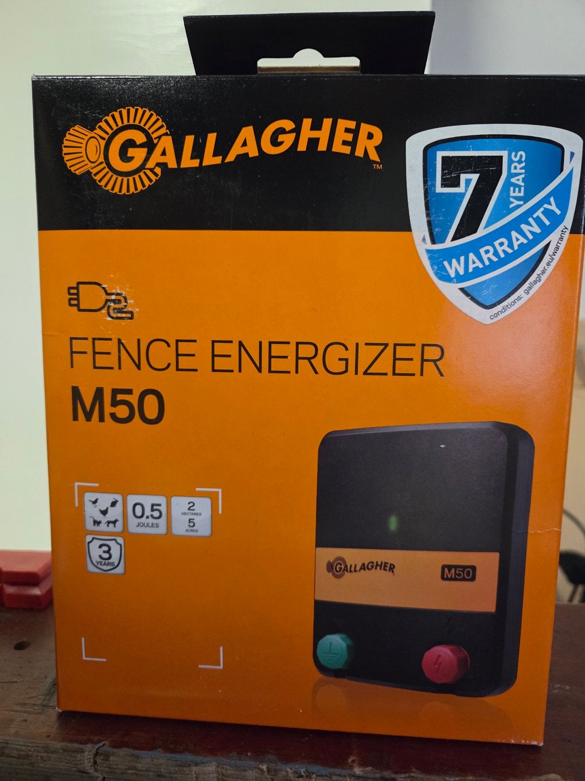 Schrikdraadapparaat Gallagher M50, Ophalen of Verzenden, Zo goed als nieuw