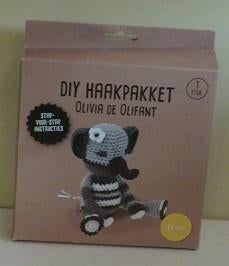 Haakpakket Olifant 121398, Hobby en Vrije tijd, Breien en Haken, Ophalen of Verzenden, Nieuw, Haken, Overige typen
