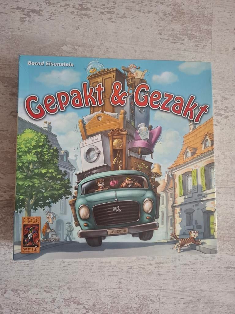 Spel Gepakt & Gezakt - Leuk bordspel van 999 Games, Hobby en Vrije tijd, Gezelschapsspellen | Bordspellen, Drie of vier spelers