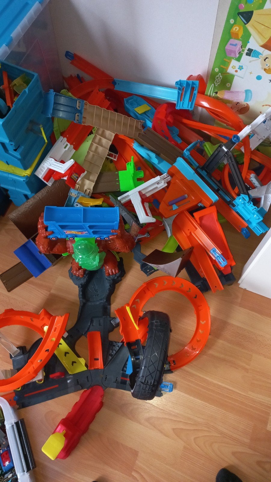 Hot Wheels Mega Collectie: Banen, Modules & 100+ Auto's, Ophalen