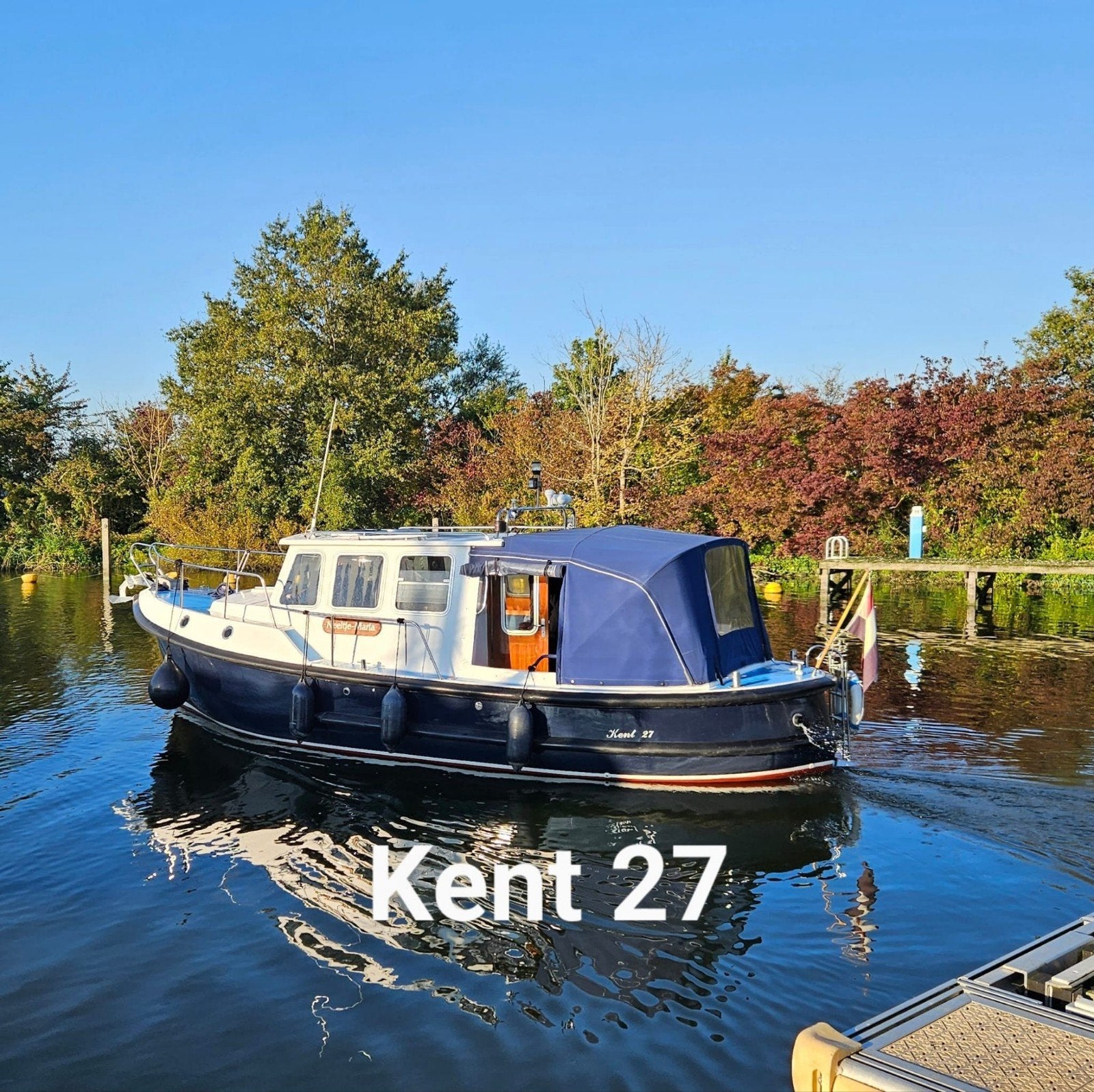 Kent 27 in zeer goede staat. LEES VERDER, Watersport en Boten, Motorboten en Motorjachten, Overige merken, Gebruikt, Binnenboordmotor
