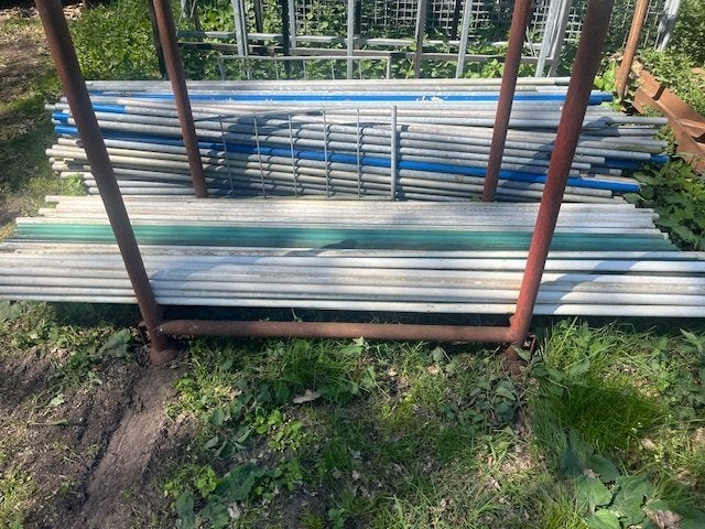 Gegalvaniseerde buizen rond en vierkant, Ophalen, Overige materialen, Overige typen, Minder dan 2 meter