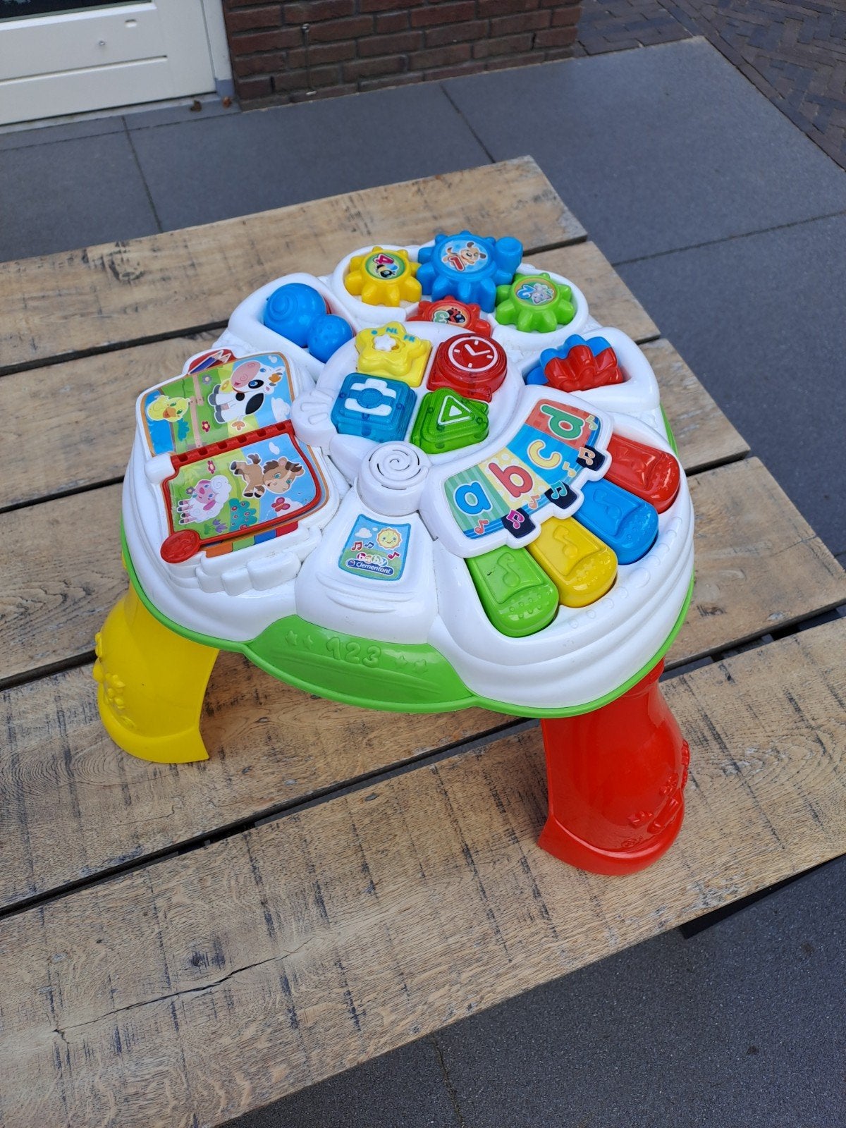 VTech Baby Speeltafel met geluid en licht, Kinderen en Baby's, Ophalen of Verzenden, Zo goed als nieuw, Overige typen, Met licht