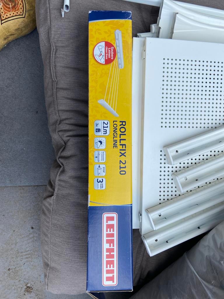 Leifheit Rollfix 210 droogrek - 21 meter lijn - Nieuw, Ophalen of Verzenden, Nieuw, Wasrek